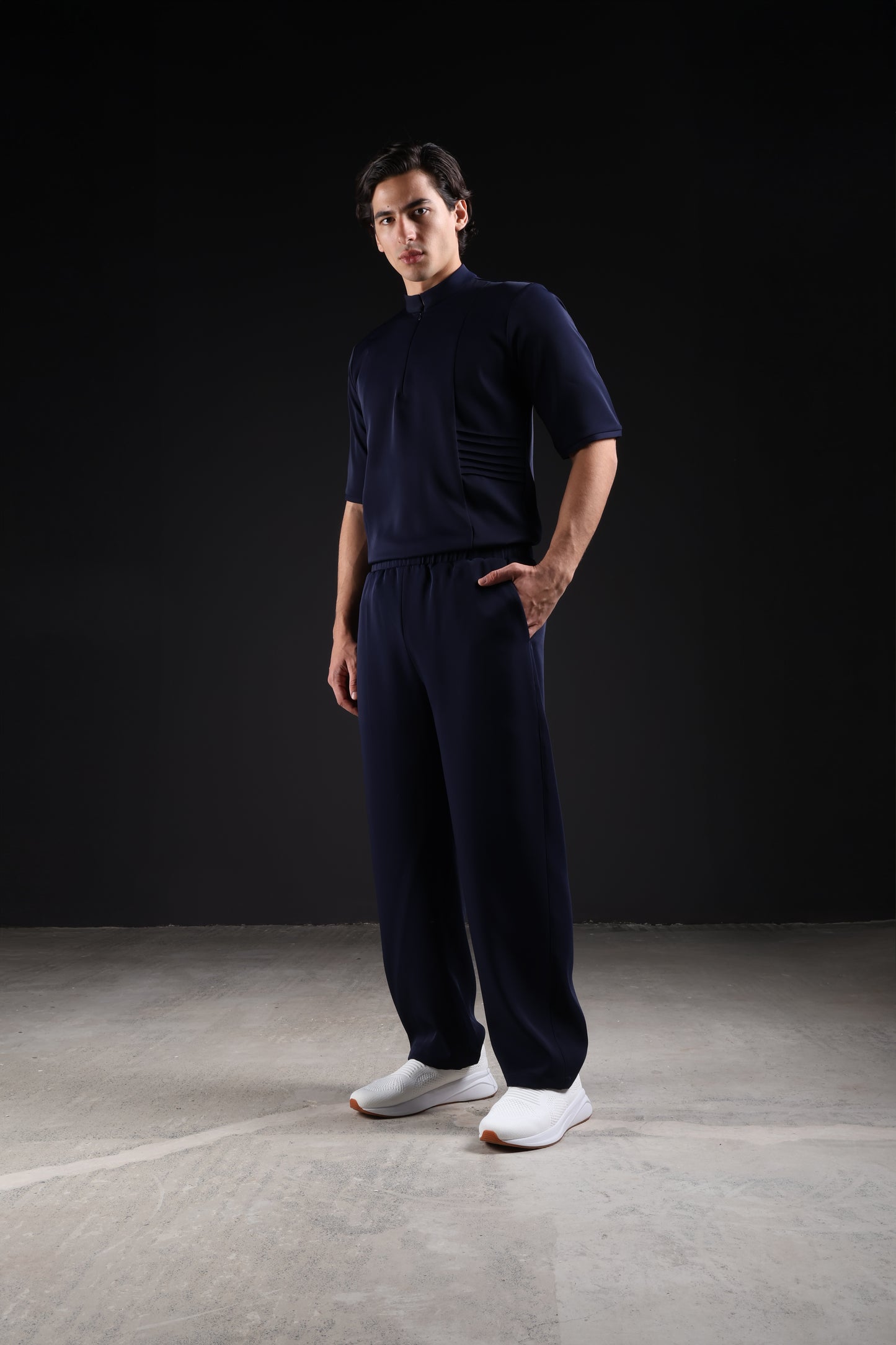 SHARK SHIRT — IN NAVY