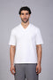 BASIC TEE V NECKLINE — MENS WHITE
