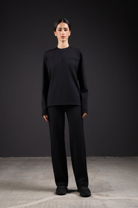 FLEX SHIRT FULL SLEEVE — IN BLACK