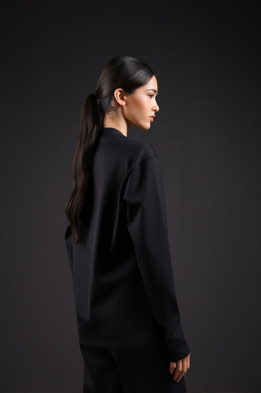 FLEX SHIRT FULL SLEEVE — IN BLACK