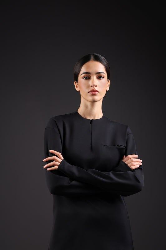 FLEX SHIRT FULL SLEEVE — IN BLACK