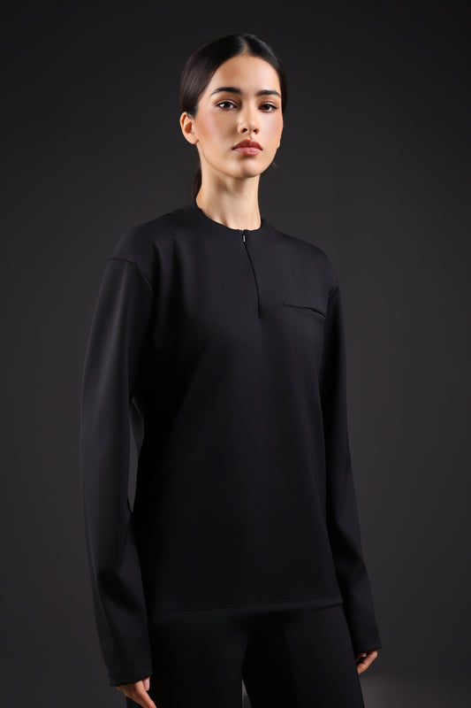 FLEX SHIRT FULL SLEEVE — IN BLACK