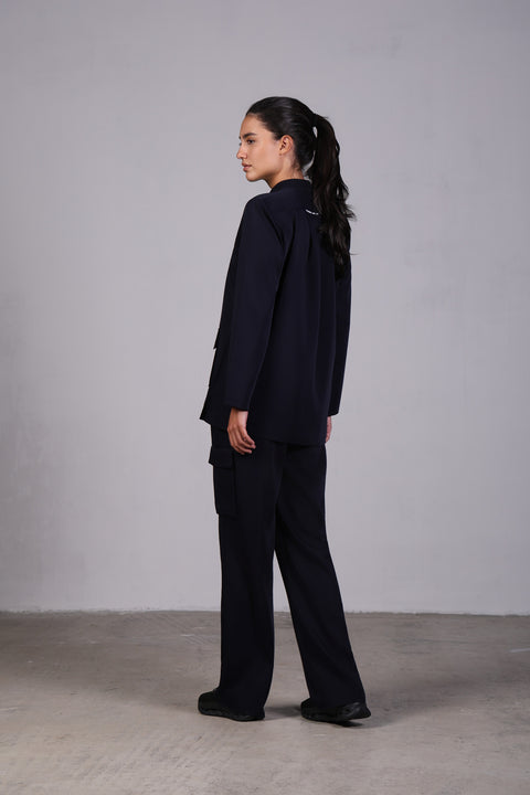 CORE SHIRT FULL SLEEVE — WOMENS NAVY