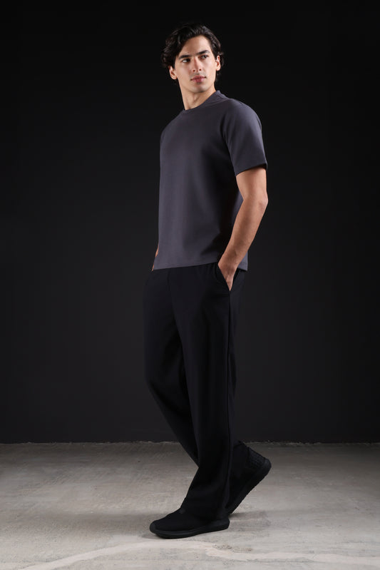 BASIC TEE ROUND NECKLINE — IN GREY