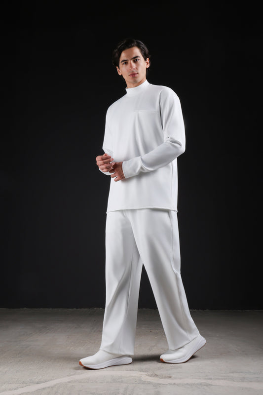 FLEX SHIRT FULL SLEEVE — IN WHITE