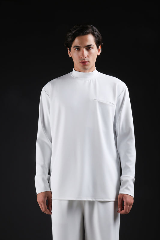 FLEX SHIRT FULL SLEEVE — IN WHITE
