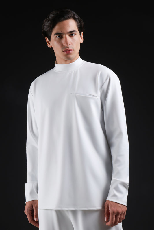 FLEX SHIRT FULL SLEEVE — IN WHITE