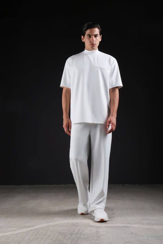 FLEX SHIRT HALF SLEEVE — IN WHITE