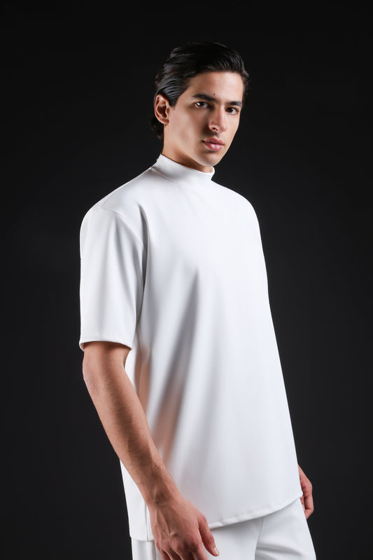 FLEX SHIRT HALF SLEEVE — IN WHITE