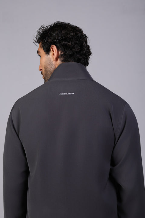 SOLID JACKET — MENS GREY