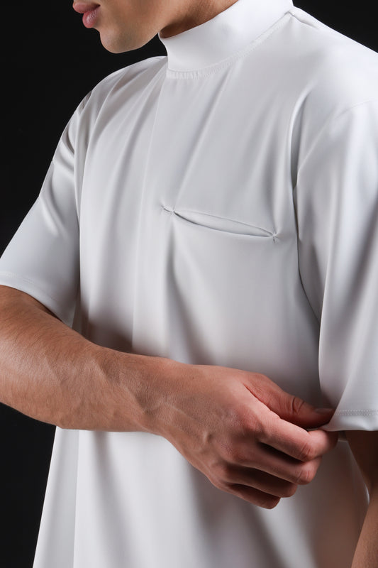 FLEX SHIRT HALF SLEEVE — IN WHITE