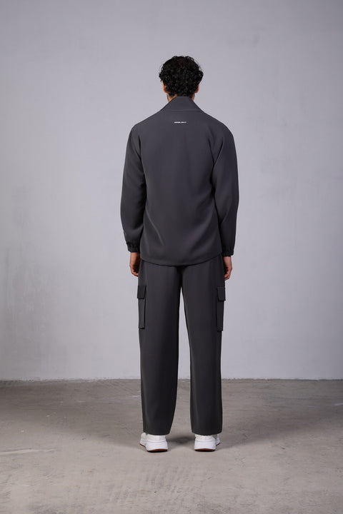 SOLID JACKET — MENS GREY