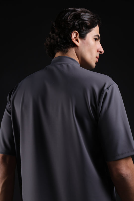 FLEX SHIRT HALF SLEEVE — IN GREY