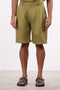 THE LINEN SHORTS — MENS MOSS GREEN