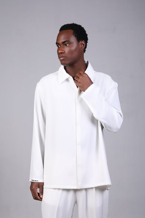 1987 SHIRT FULL SLEEVES SET — WHITE