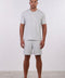 PYJAMA HALF SLEEVES WITH SHORTS SET — MENS CLOUD GREY