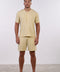 PYJAMA HALF SLEEVES WITH SHORTS SET — MENS YELLOW