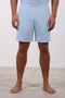 PYJAMA SHORTS — MENS SKY BLUE
