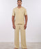 PYJAMA HALF SLEEVES WITH PANTS SET — MENS YELLOW