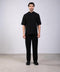 CLASSIC SHIRT HALF SLEEVES SET — MENS BLACK