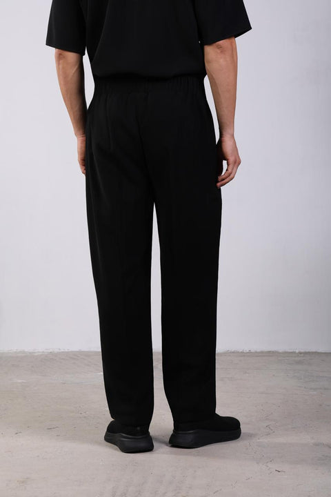 CLASSIC SHIRT HALF SLEEVES SET — MENS BLACK