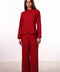 THE JAPANESE LINEN BLEND SET — WOMENS RED