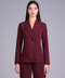 CAPRI BLAZER FULL SLEEVES  — WOMENS BURGUNDY