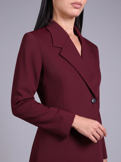 CAPRI FULL SLEEVES SET — WOMENS BURGUNDY