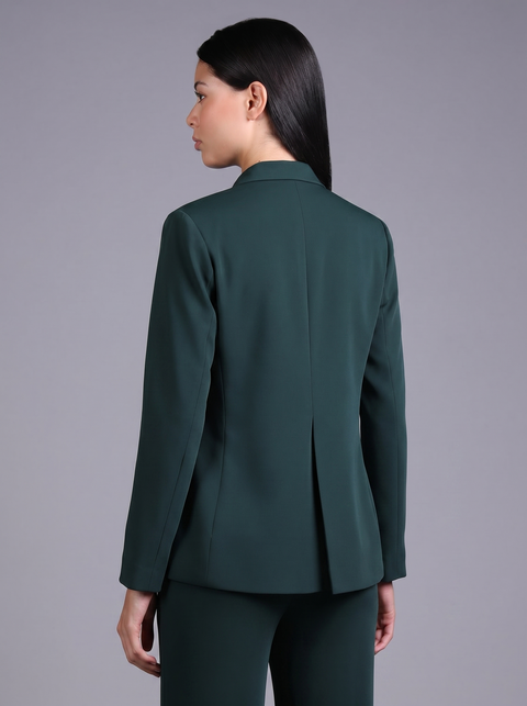 CAPRI BLAZER FULL SLEEVES  — WOMENS GREEN