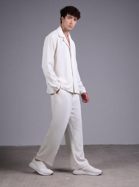 CAPRI FULL SLEEVES SET — MENS WHITE