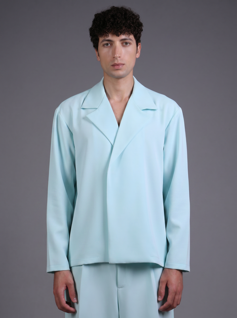 CAPRI SHIRT FULL SLEEVES  — MENS MINT