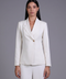 CAPRI BLAZER FULL SLEEVES  — WOMENS WHITE