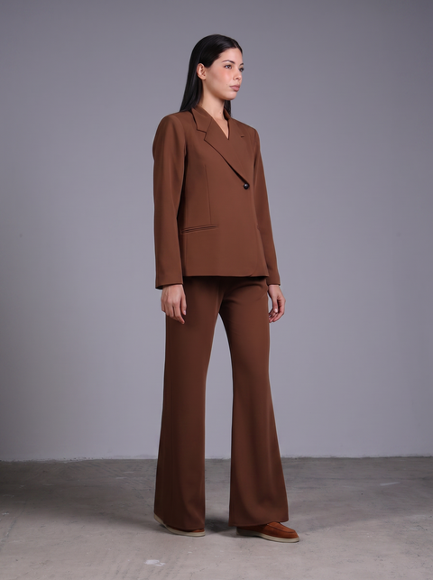 CAPRI FULL SLEEVES SET — WOMENS BROWN