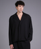 CAPRI SHIRT FULL SLEEVES  — MENS BLACK
