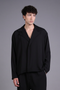 CAPRI SHIRT FULL SLEEVES  — MENS BLACK