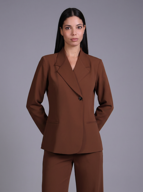 CAPRI FULL SLEEVES SET — WOMENS BROWN
