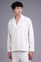 CAPRI SHIRT FULL SLEEVES  — MENS WHITE