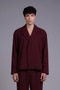 CAPRI SHIRT FULL SLEEVES  — MENS BURGUNDY