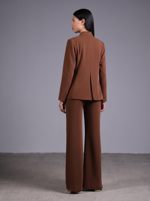 CAPRI FULL SLEEVES SET — WOMENS BROWN