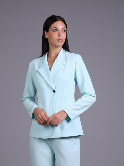 CAPRI BLAZER FULL SLEEVES  — WOMENS MINT