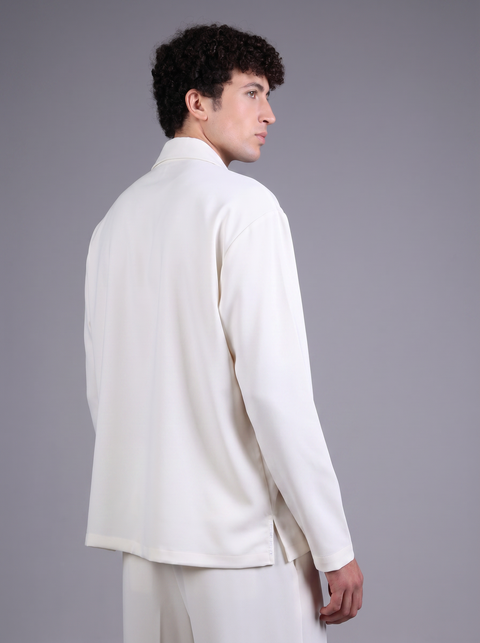 CAPRI SHIRT FULL SLEEVES  — MENS WHITE