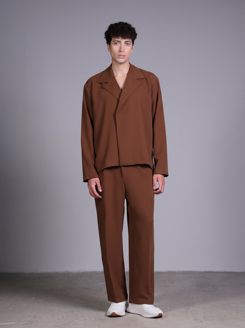 CAPRI FULL SLEEVES SET  — MENS BROWN