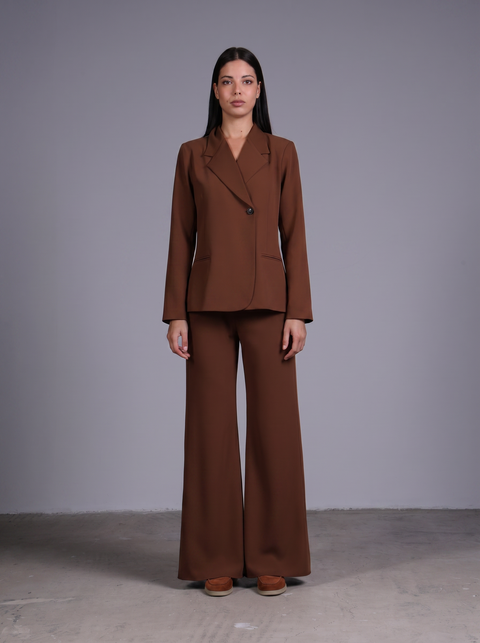 CAPRI FULL SLEEVES SET — WOMENS BROWN