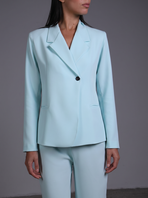 CAPRI BLAZER FULL SLEEVES  — WOMENS MINT