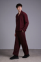 CAPRI FULL SLEEVES SET  — MENS BURGUNDY