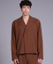 CAPRI SHIRT FULL SLEEVES  — MENS BROWN