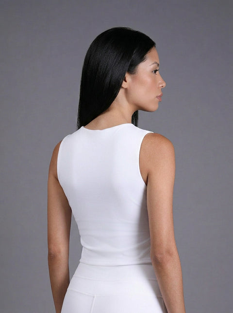 BALI TANK  — WOMENS WHITE
